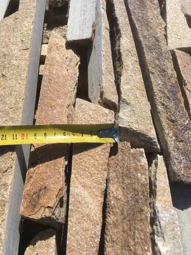 Горбушка златолит золотистый для облицовки купить в Барнаул