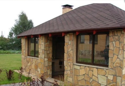 Плитняк златолит жёлтый для фасада 1,5-3 см купить в Барнаул