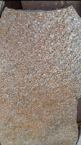 Плитняк златолит серебристый для цоколя, отмостки купить в Барнаул