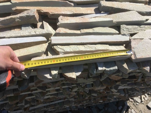 Горбушка златолит золотистый для облицовки купить в Барнаул