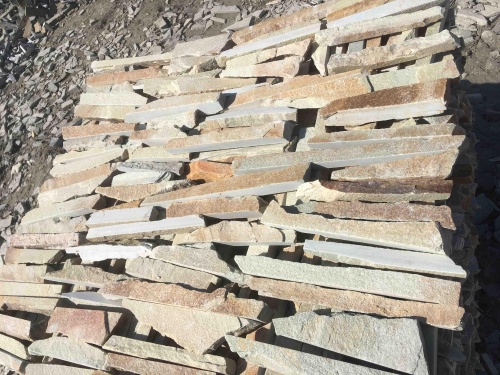 Горбушка златолит золотистый для облицовки купить в Барнаул