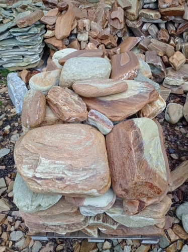 Златолит жёлтый, жёлто-зелёный глыбки и валуны для ланшафтного дизайна купить в Барнаул